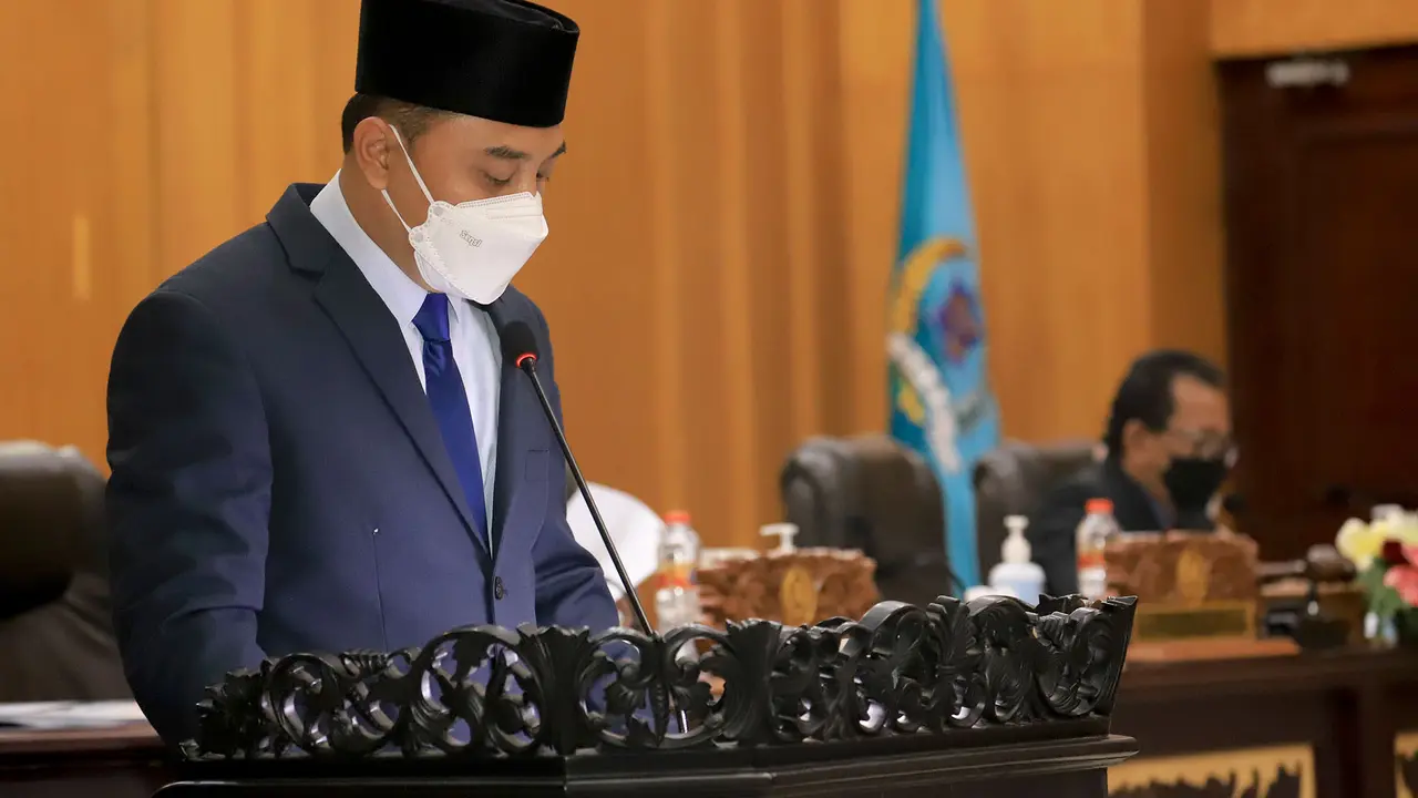 Wali kota Surabaya Eri Cahyadi. (Dian Kurniawan/Liputan6.com)