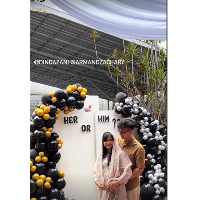 Sembunyikan Kabar Hamil, Ini 6 Momen Tasyakuran 4 Bulan Kehamilan Adinda Azani