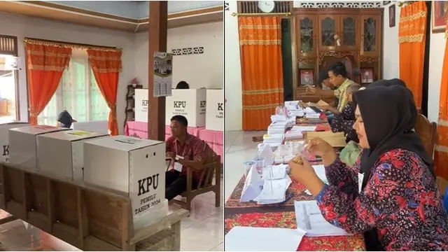 Viral Penampakan TPS di Dalam Rumah Warga, Desain Jadulnya Curi Perhatian