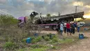 Kecelakaan berada sekitar 250 kilometer dari ibu kota Bahia, Salvador. (ASCOM PMJ / AFP)