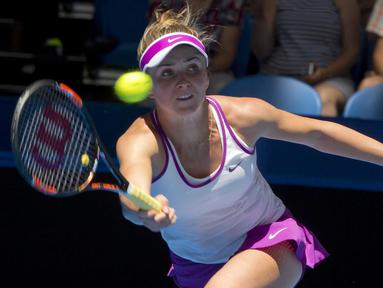 Elina Svitolina asal Ukraina saat berlaga di Piala Hopman, Perth, (7/1/2016). (AFP Photo/Tony Ashby) 