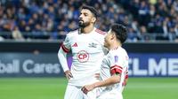 Striker Bangkok United, Muhsen Al-Ghassani membobol gawang Gamba Osaka dalam laga leg pertama semifinal AFC Champions League 2 2025/2026, Rabu (8/4/2026). (Dok. Bangkok United).