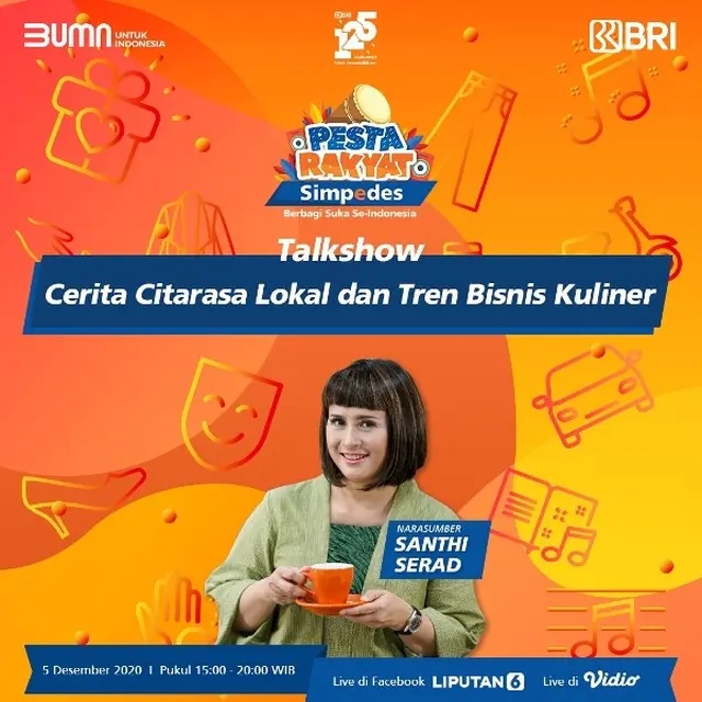 Unik dan Kekinian, Pesta Rakyat Simpedes Eps 8 Usung Tema Citarasa Nusantara