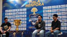 Konferensi pers Media Cup 2025 di GBK Arena, Jakarta pada Rabu (15/10/2025). (Bola.com/Hery Kurniawan).