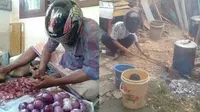 Safety First, Ini 6 Aksi Kocak Bapak-Bapak saat Masak Pakai Helm (sumber: 1cak.com)