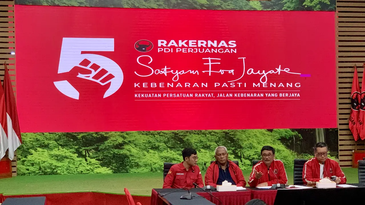 DPP PDIP menggelar acara Rapat Kerja Nasional (Rakernas) V pada 24-26 Mei 2024 (Liputan6.com/Delvira Hutabarat)