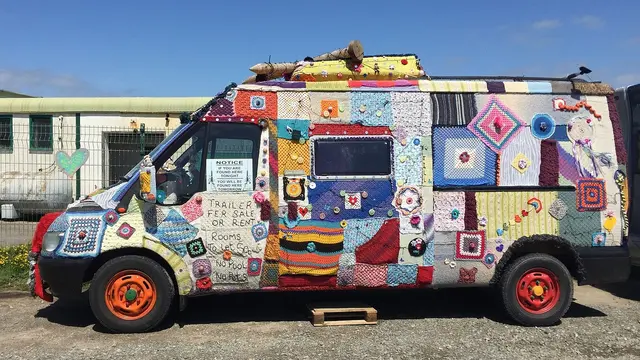 Ilustrasi Campervan