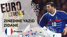 Berita motion grafis profil legenda Zinedine Zidane, seniman sepak bola dari Prancis.