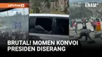 Konvoi Presiden Ekuador Daniel Noboa diserang sekelompok demonstran. Insiden terjadi di Kota El Tambo hari Selasa (7/10) waktu setempat.