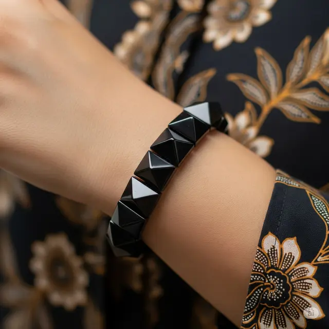Model Gelang Hitam Terbaru 2025. Foto: Gemini