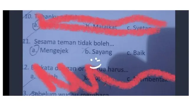 6 Jawaban Ujian Anak Sekolah Ini Polos Banget, Bikin Ketawa Geli
