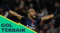 Berikut 5 gol Lucas Moura bersama PSG musim ini, 2 gol diciptakan lewat sundulan kepala dan sisanya dengan kaki kanannya.