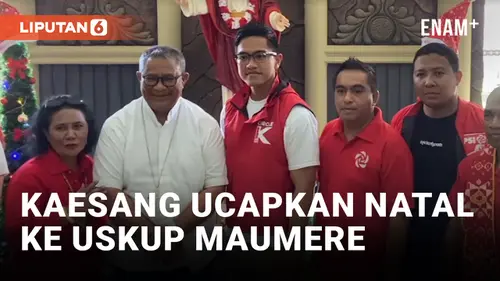 VIDEO: Kaesang Pangarep Temui Uskup Maumere