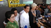 Blusukan kali ini, Jokowi mengajak serta Managing Director IMF, Christine Lagarde ke Rumah Sakit Pusat Pertamina, Jakarta Selatan.