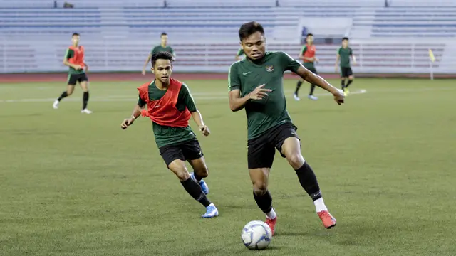 Latihan Timnas Indonesia U-22