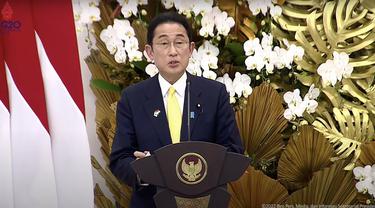 PM Jepang Fumio Kishida (Sumber Tangkapan Layar Setkab.go.id)