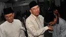 Ketua Umum PPP Suryadharma Ali menghadiri Silaturahmi Nasional Alim Ulama se-Indonesia di Jakarta, Kamis (23/10/2014). (Liputan6.com/Miftahul Hayat)