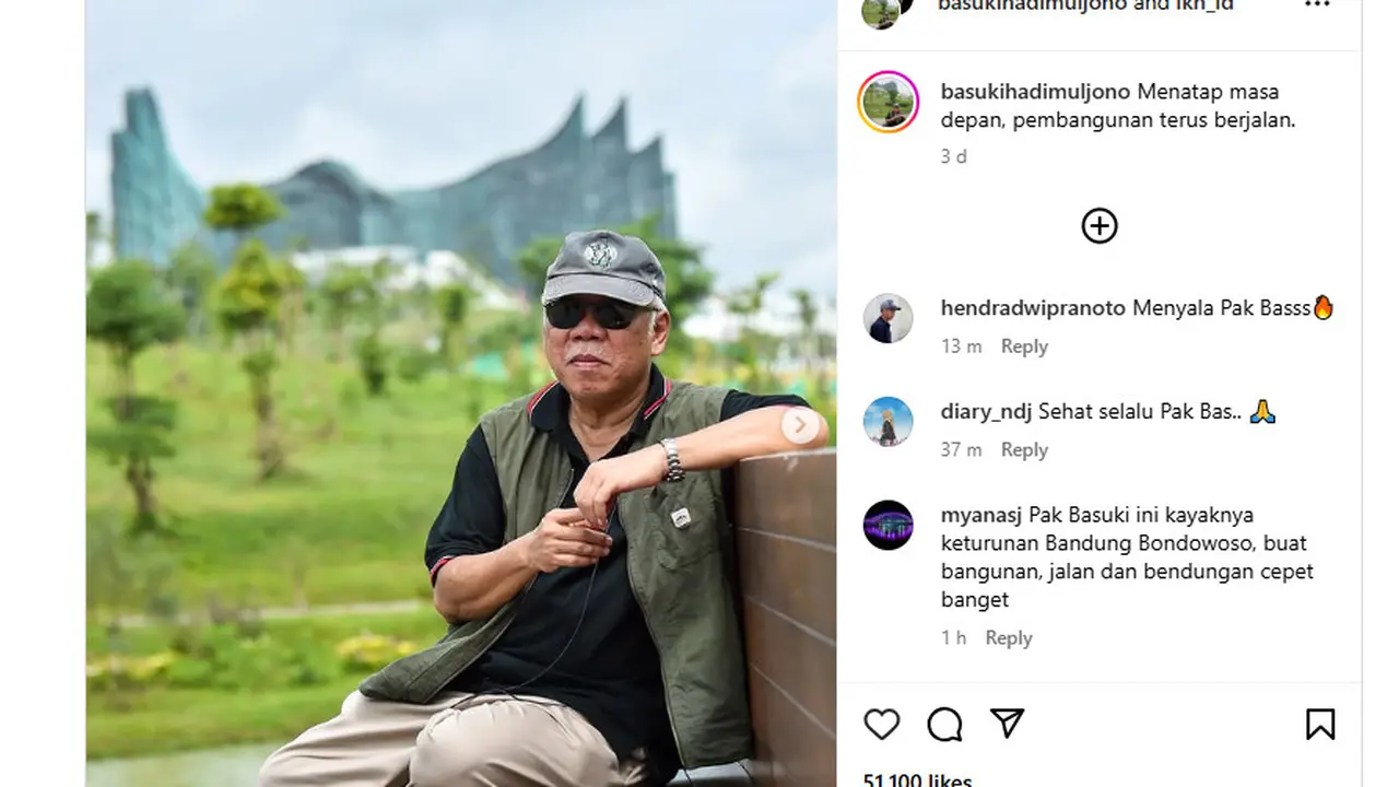 Instagram Basuki Hadimuljono/Instagram resmi