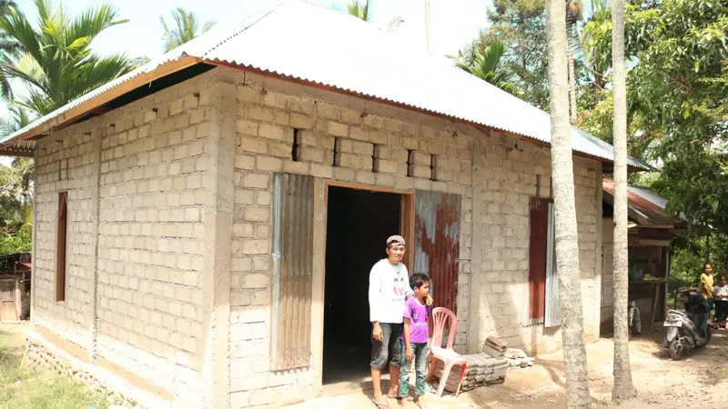 Program bedah rumah di Kabupaten Pasaman Barat, Sumatera Barat. (Dok. Kementerian PUPR)