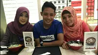 Evan Dimas dan Rahma bertemu pada tahun 2010, kala sekolah mereka berduel di ajang futsal. (Bola.com/Zaidan Nazarul)