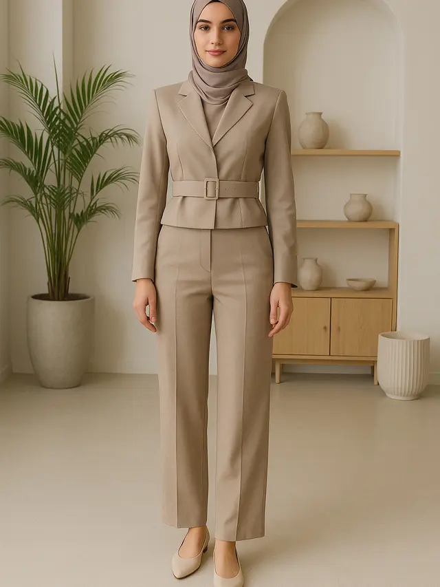 Model Blazer Crop Top Polos tapi Bikin Terlihat Berkelas