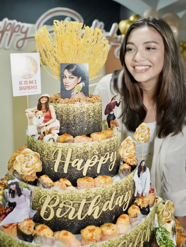 8 Momen Ulang Tahun Angela Gilsha ke-30, Dirayakan di Lokasi Syuting