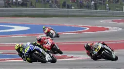 Valentino Rossi sempat memimpin di lap-lap awal