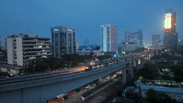 PT Kereta Api Indonesia (Persero) menambah waktu operasional bagi LRT Jabodebek pada malam Tahun Baru 2025. (Foto: istimewa)