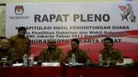 Menurut Ketua KPU Jakarta Barat, rapat pleno rekapitulasi suara berjalan lancar tanpa ada protes atau interupsi. (Liputan 6 SCTV)