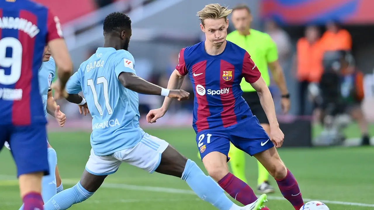 Frenkie De Jong - Barcelona Vs Celta Vigo di La Liga 2023/2024