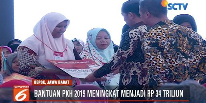 Presiden Jokowi Serahkan Bantuan PKH untuk 1.000 KK