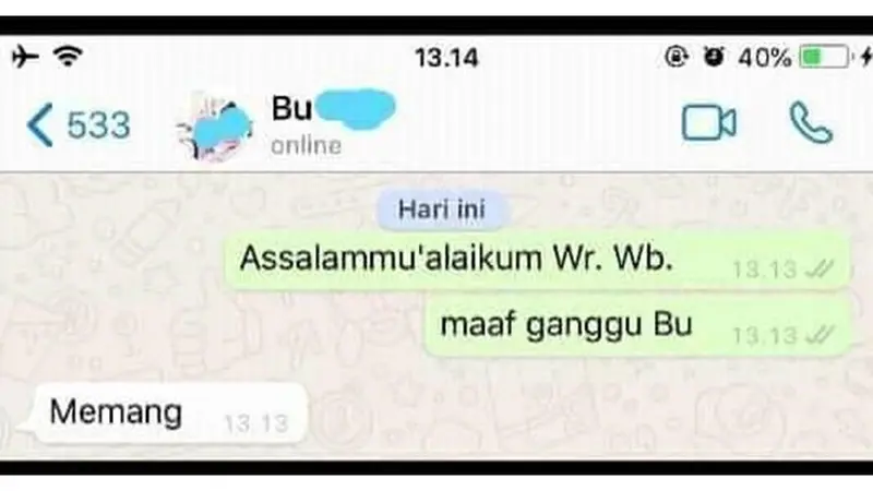 6 Chat Dosen ke Mahasiswa Ini Ketus Banget, Melatih Kesabaran