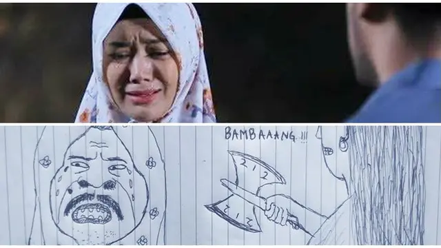 5 Hasil Sketsa Tiru Adegan di Televisi Ini Beda Banget dari Aslinya, Bikin Ketawa