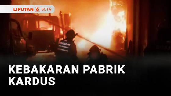 Kebakaran Pabrik Kardus