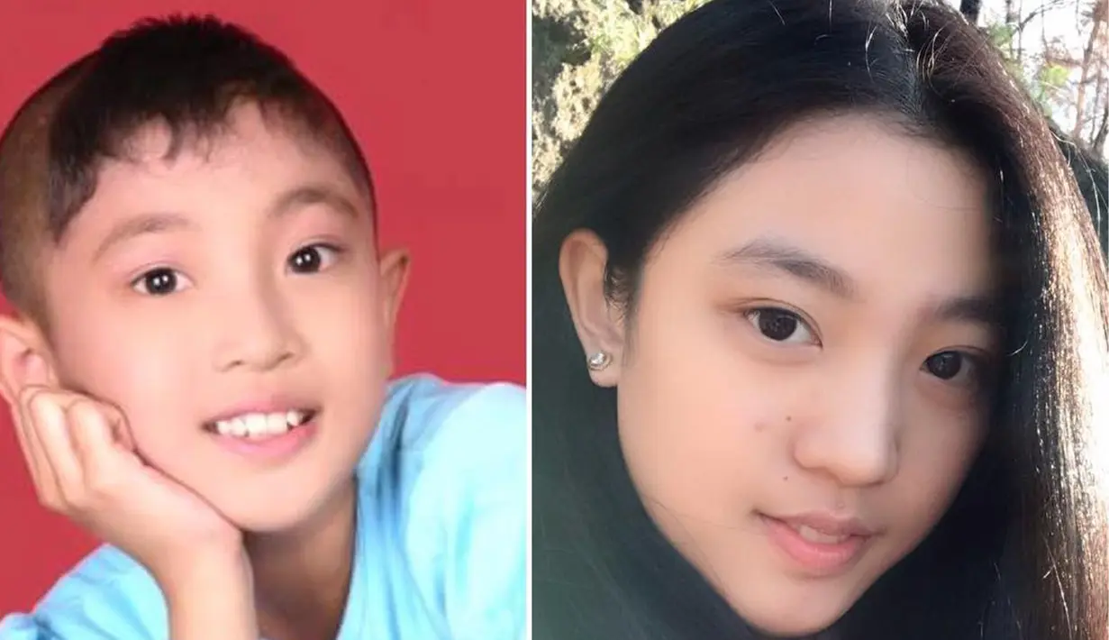 Pemilik nama lengkap Nona Berlian Sakinah ini dikenal masyarakat dengan perannya sebagai Wati di sinetron Ronaldowati. Wati merupakan anak perempuan yang berkepala botak dan bersifat tomboy. (Liputan6.com/IG/@nonaberlian14)