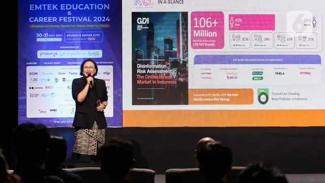 Pemimpin Redaksi Liputan6.com di Emtek Education & Career Festival 2024