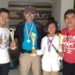 Heizmy Gurshyfa siswi kelas 5 SDN I Nagri Kidul, Purwakarta tampil gemilang di ajang European Fudokan Cup 2019.