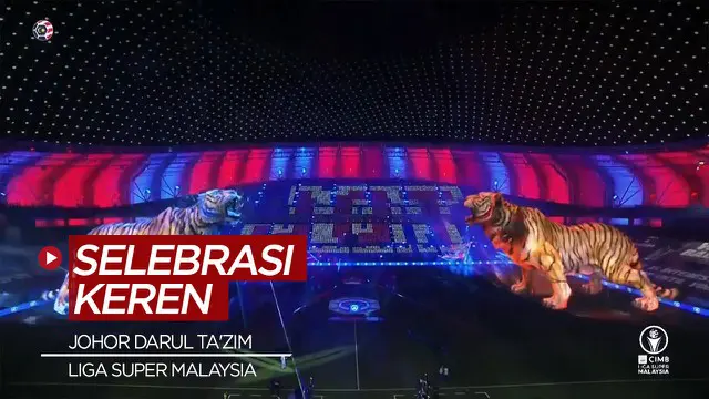 VIDEO: Canggihnya Selebrasi Juara Johor Darul Ta'zim di Liga Super Malaysia 2020