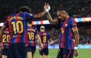 Barcelona Ancam Rekor Gol Real Madrid Era Mourinho, Mampukah Yamal dan Raphinha?
