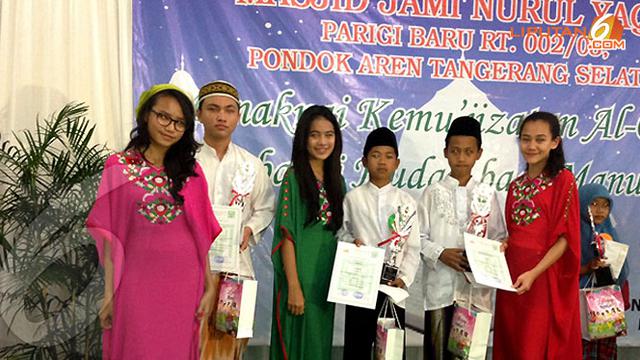 Datangi Yayasan Yatim Piatu, Girlband Lollipop Bagi-Bagi THR - ShowBiz