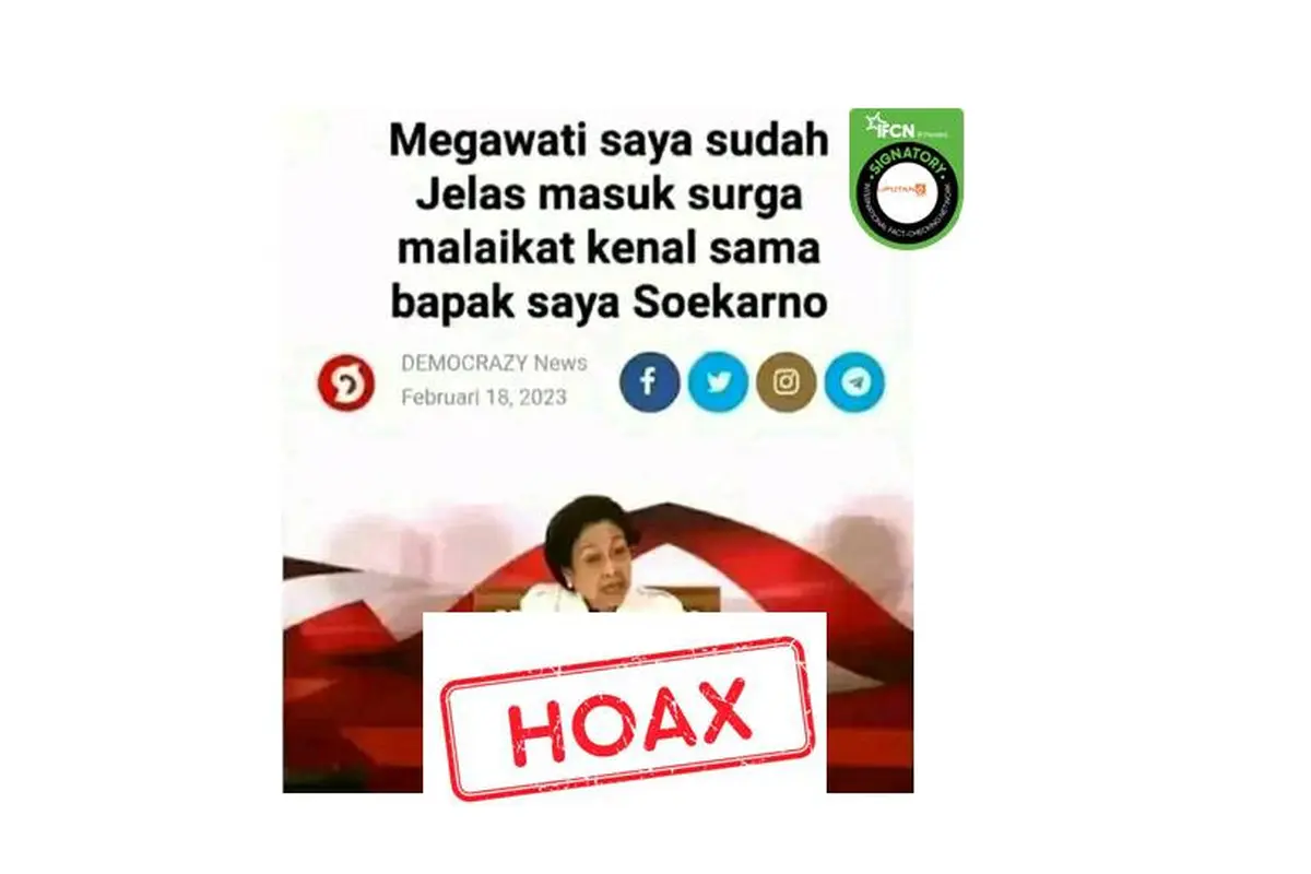 Cek Fakta Megawati