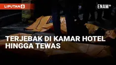 Hotel di Kawasan Melawai Jakarta Selatan terbakar Jumat (18/8) dini hari. Kebakaran menewaskan 3 orang penghuni hotel yang terjebak di dalam kamar.