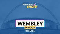Venue Piala Eropa 2020, Wembley. (Bola.com/Dody Iryawan)