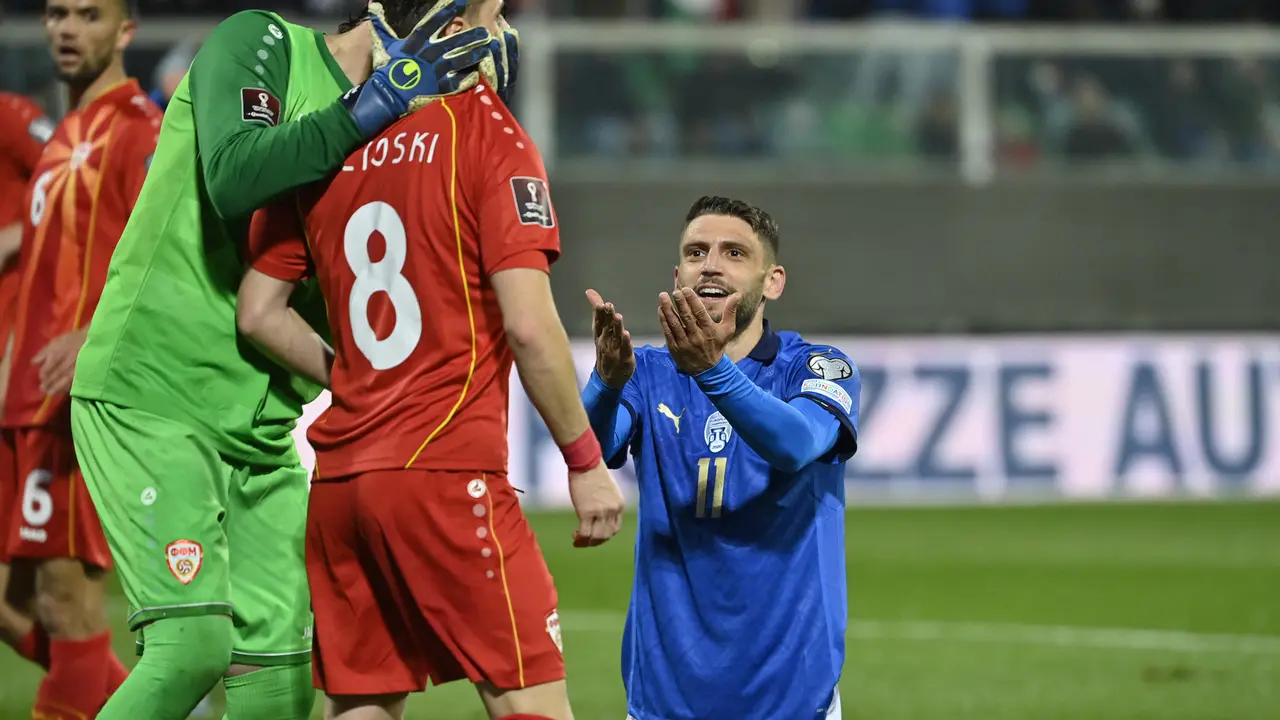 Italia Gagal Lolos ke Piala Dunia 2022, Didepak Makedonia