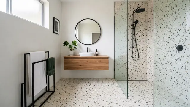 Ide Keramik Kamar Mandi (AI Generated)