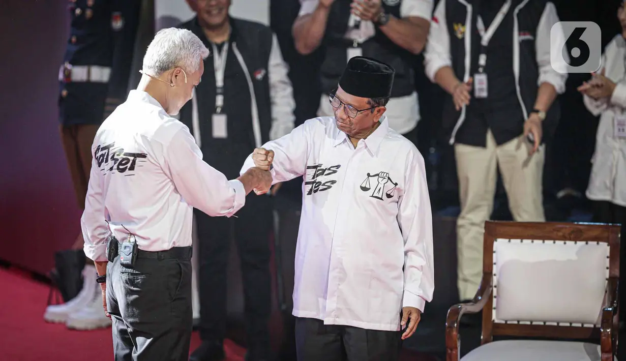 Selanjunya, para calon presiden bisa saling sanggah pada segmen kedua, ketiga, keempat dan kelima. (Liputan6.com/Faizal Fanani)