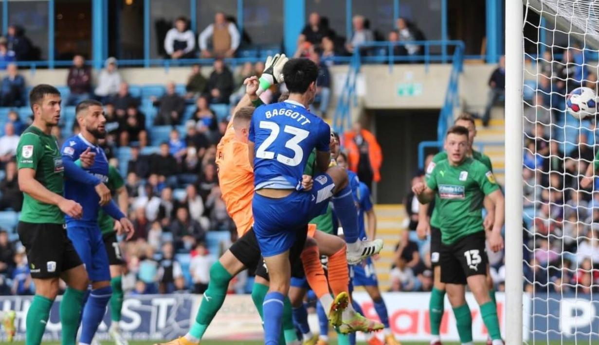 Seperti diketahui, Elkan Baggott sukses mencetak gol saat pertadingan melawan Stevenage FC yang berakhir dengan skor 1-1. (Twitter/@TheGillsFC)