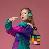 Seorang perempuan menggunakan headphone (Foto Dok: Freepik/KamranAydinov).