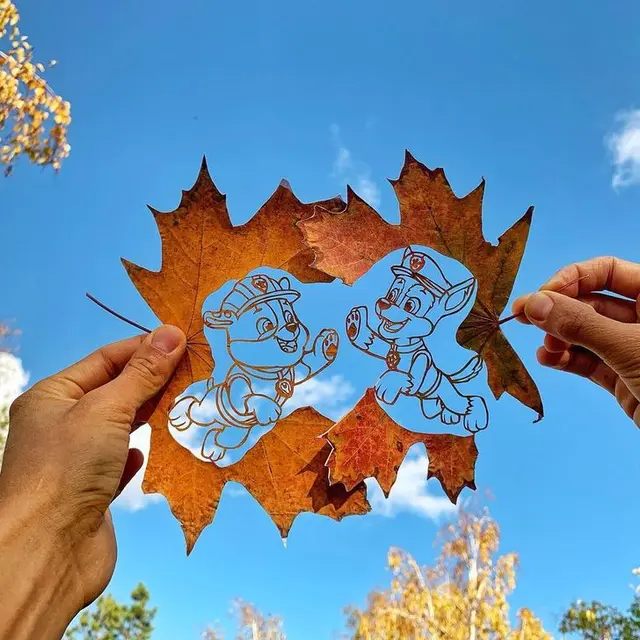 Seniman Ini Buat Adegan Ikonik di Daun dengan Teknik Kirigami, 7 Hasilnya Mengagumkan