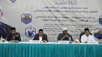 Sekjen Dewan Ulama Senior Al-Azhar Prof Abbas Shouman dalam acara Seminar Ilmiah bersama Ulama Al Azhar di Pesantren At Taqwa, Bekasi, Rabu (10/7/2024). (Ist).